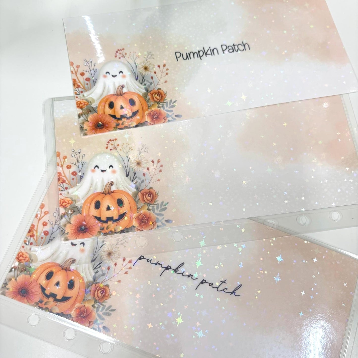 A6 Fall Season cash envelopes, A6 cash envelopes, sparkly cash envelopes, Cute Halloween Cash Envelopes