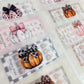 NEW! A6/Personal Pumpkin Savings Challenges, Fall Season Mini Savings Challenge, Coquette Pumpkin Savings Challenges