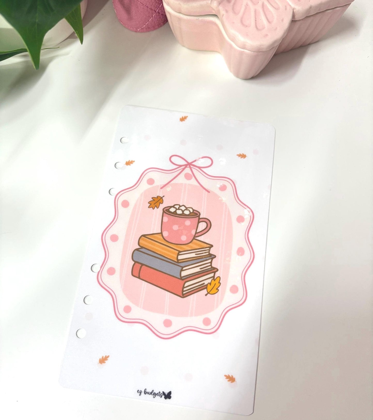 NEW A6/Personal size Cozy Books Dashboard