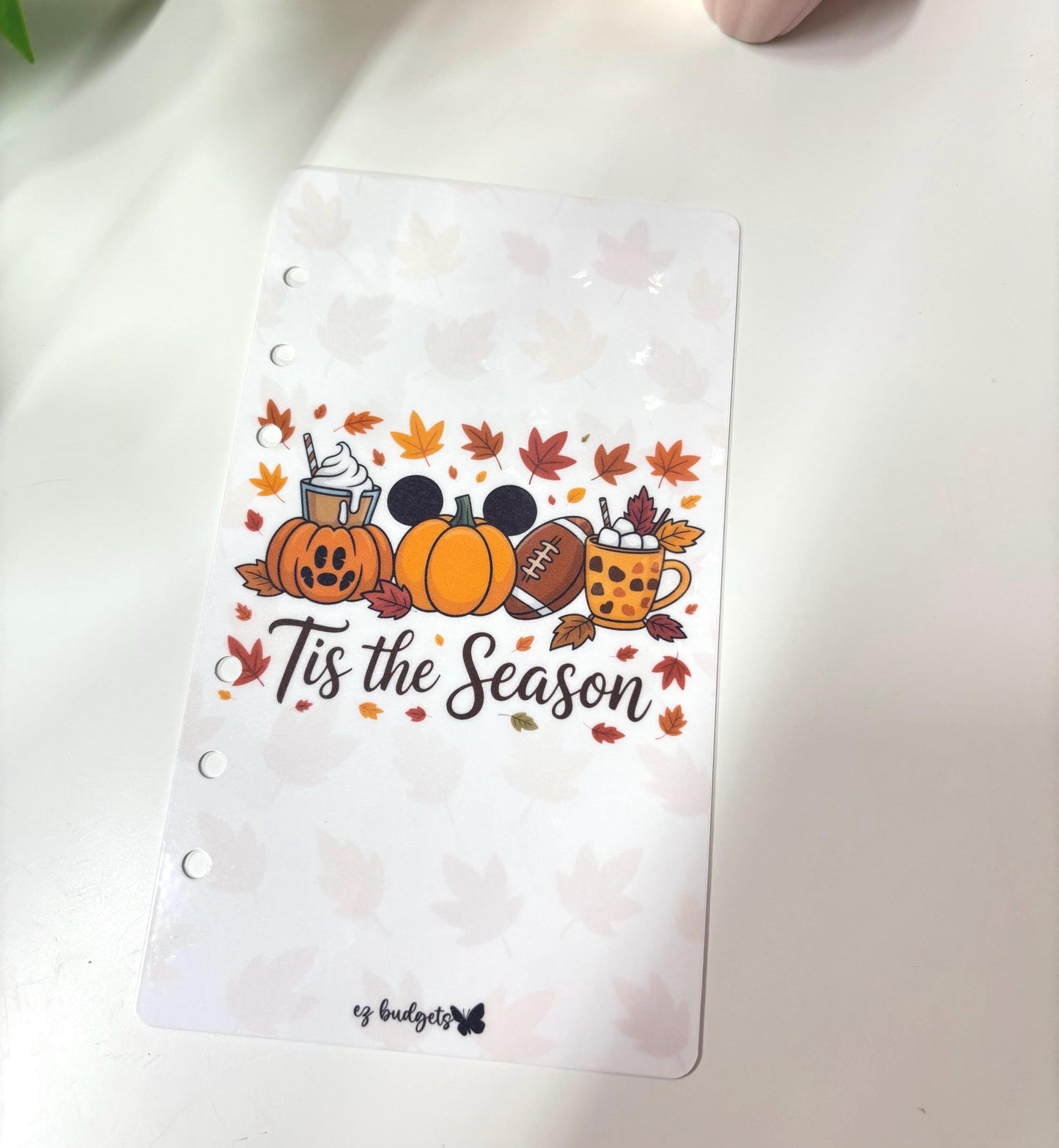 NEW A6/Personal size Fall Dashboard, Tis the season