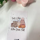 NEW A6/Personal size Just a Girl who Loves Fall Dashboard