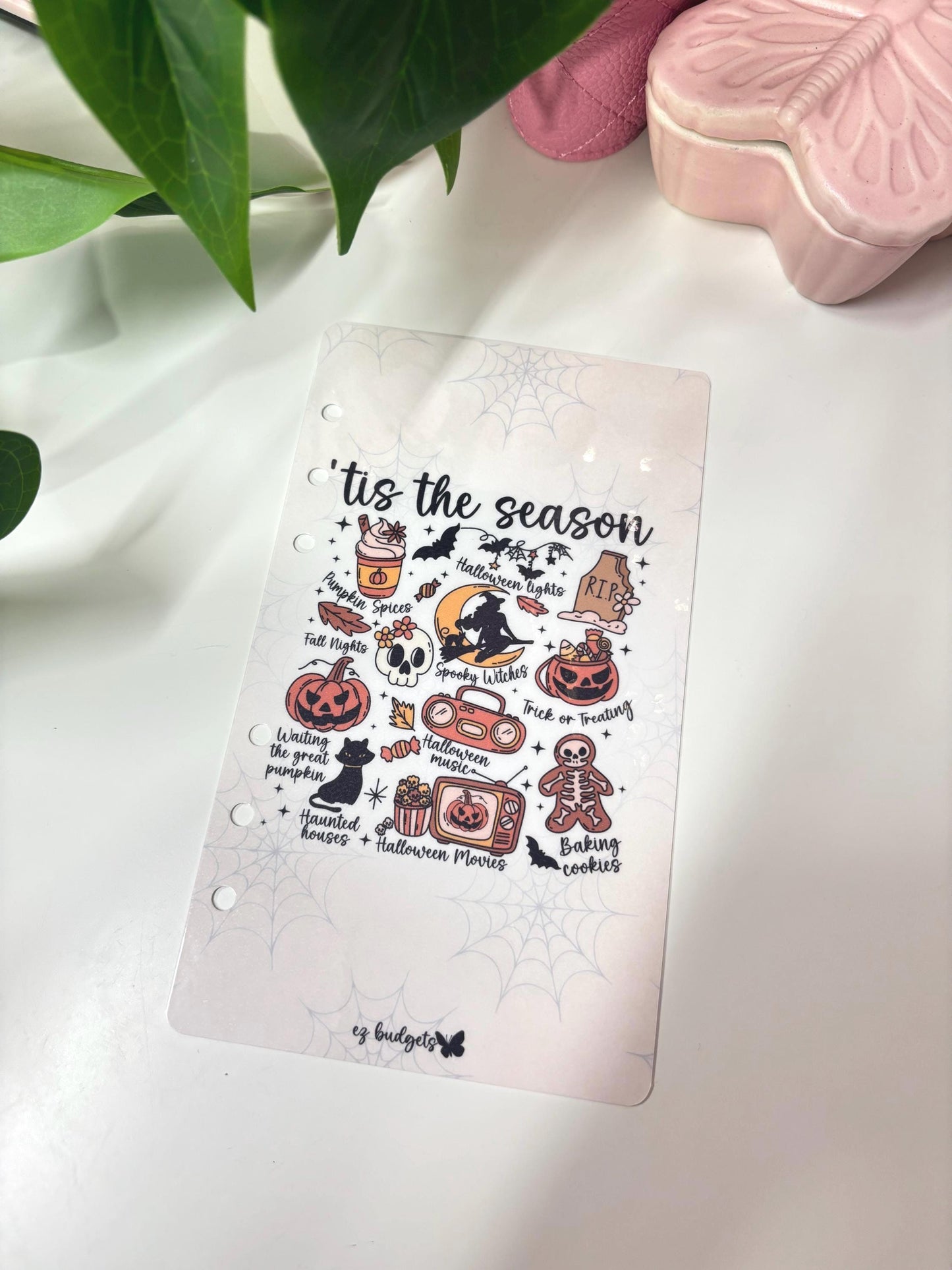 NEW A6/Personal size Halloween Dashboard, Tis the season