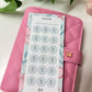 A6/Personal  Small amounts Savings Challenge, Floral Bows Savings Challenge, Budgeting savings challenges