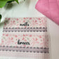 A6/Personal Cherries Custom envelopes, Vellum cash envelopes, A7 Cash envelopes, Frosted Cash envelopes
