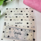 A6/Personal Flowers and hearts Custom envelopes, Vellum cash envelopes, A7 Cash envelopes, Frosted Cash envelopes