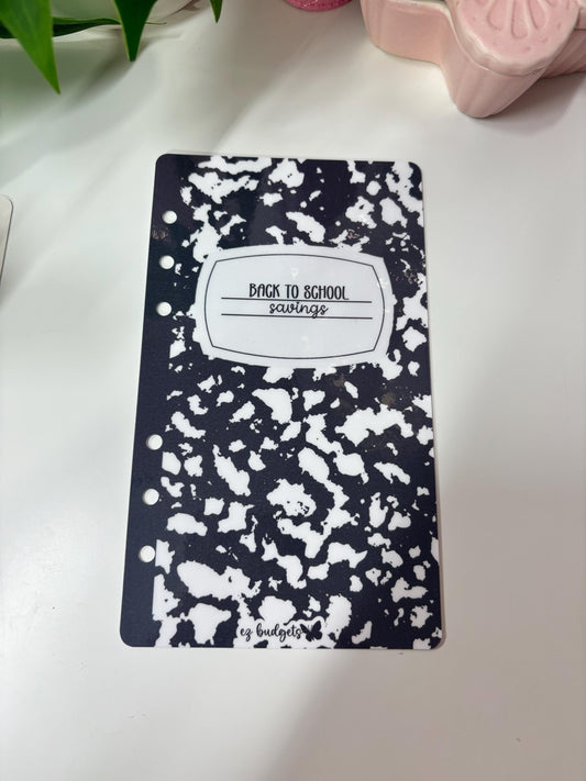 NEW A6/Personal size Back to School Savings Dashboard
