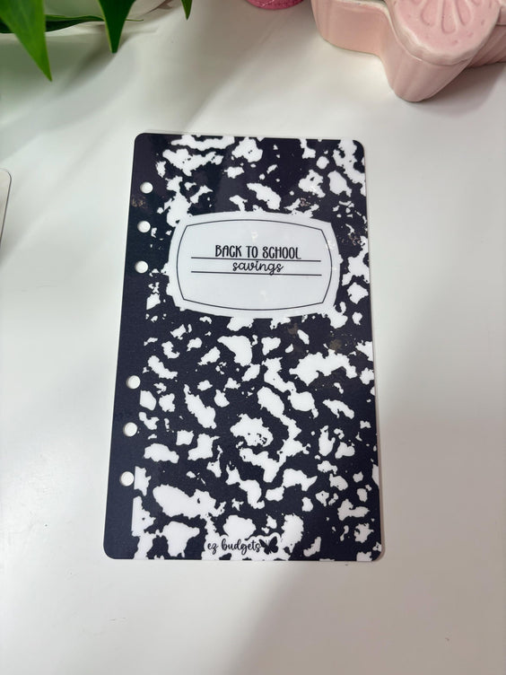 NEW A6/Personal size Back to School Savings Dashboard