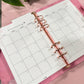 A5 Monthly Overview + Monthly Reflections, Laminated, Reusable, Budget Planner Inserts, Build Your Own Budget Planner, Includes ONE month