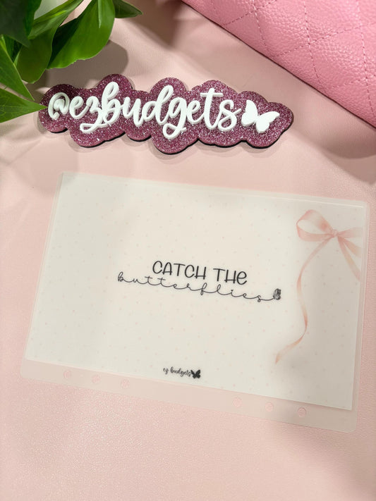 A5 Vellum Envleopes For Budget Planner, Build Your Own Budget Planner, 2026 Fridays, Catch the Butterflies, 30 Day Savings