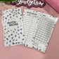 A6 Month Ahead Savings Bundle, Lavender Fields *No Binder*