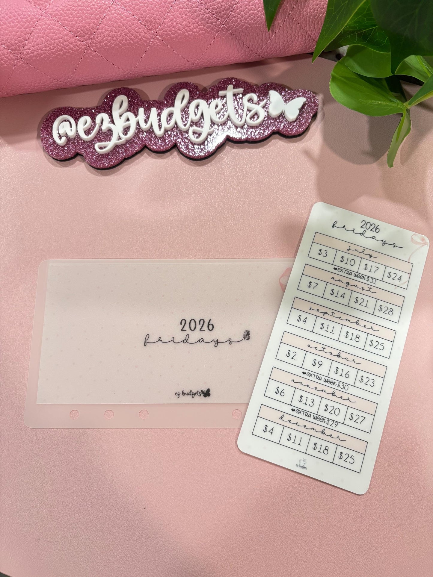 A6 2026 Fridays Savings Challenge