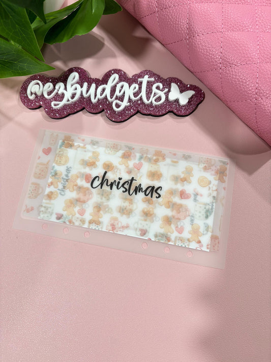 A6 Christmas Savings Challenge, Gingerbread Savings