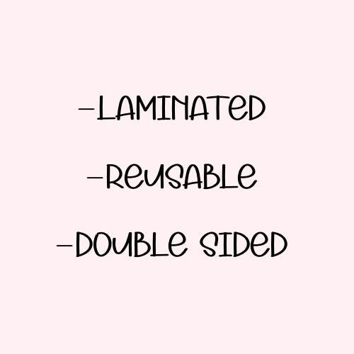 A5 Expense Tracker, Laminated, Reusable, Budget Planner Inserts, Build Your Own Budget Planner