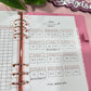 A5 2026 Fridays, Bi-Weekly, Laminated, Reusable, Budget Planner Inserts, Build Your Own Budget Planner