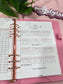 A5 2026 Fridays, Bi-Weekly, Laminated, Reusable, Budget Planner Inserts, Build Your Own Budget Planner