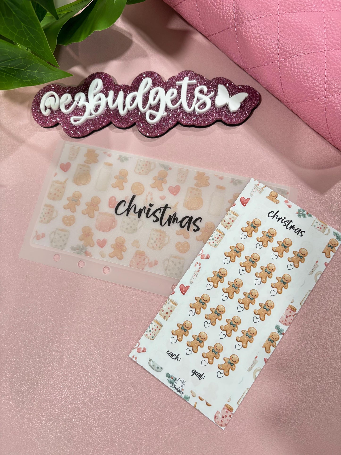 A6 Christmas Savings Challenge, Gingerbread Savings