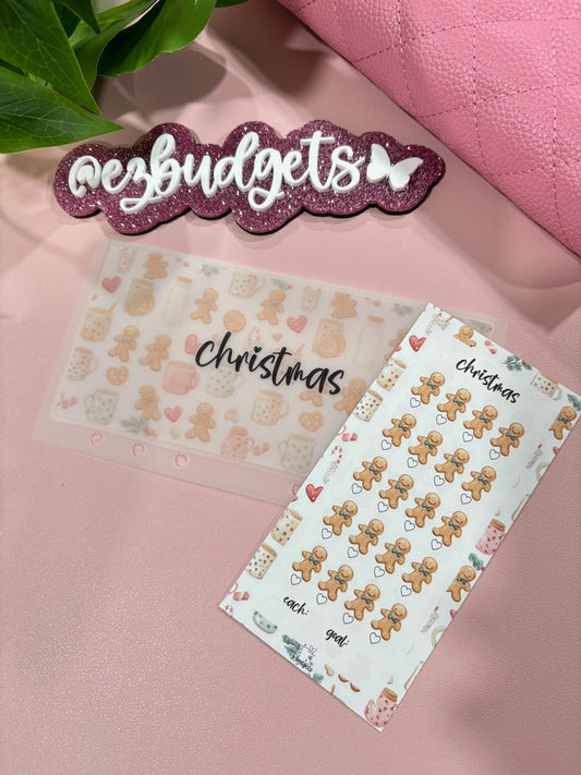 A6 Christmas Savings Challenge, Gingerbread Savings